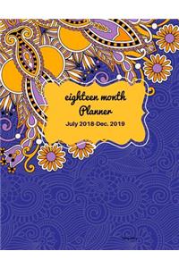 Eighteen Month Planner Glory Drops