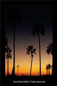 Sunrise Palm Tree Journal