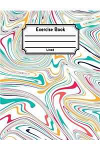 Exercise Book Lined: Back To School Notebook V41