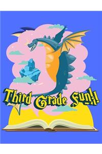 Third Grade Fun Dragon Composition Notebook