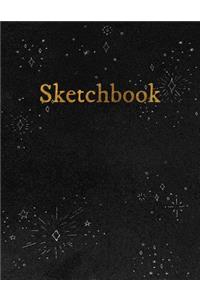 Sketchbook: Personalized Artist Sketchbook, Notebook: Blank Paper for Drawing, Creative Doodling or Sketching