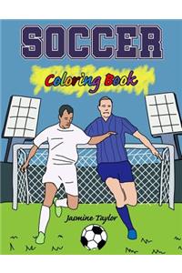 Soccer Coloring Book
