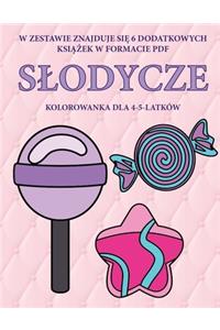 Kolorowanka dla 4-5-latków (Slodycze)