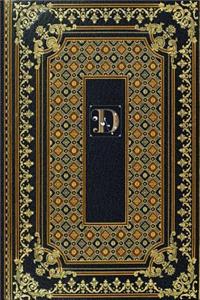 Gold Label Monogram D Notebook