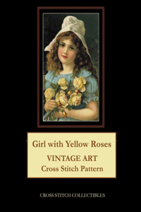 Girl with Yellow Roses