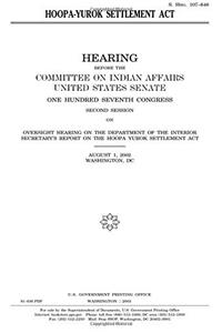 Hoopa-Yurok Settlement ACT