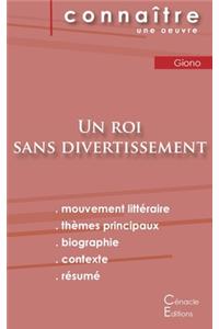 Fiche de lecture Un roi sans divertissement de Jean Giono (Analyse littéraire de référence et résumé complet)