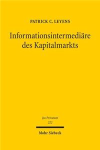Informationsintermediare Des Kapitalmarkts