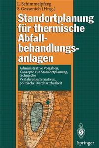 Standortplanung Für Thermische Abfallbehandlungsanlagen