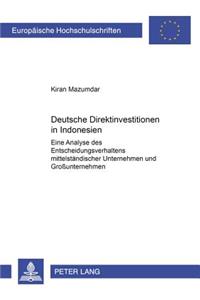 Deutsche Direktinvestitionen in Indonesien