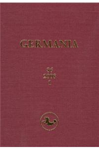 Germania. Anzeiger Der Romisch-Germanischen Kommission Des Deutschen Archaologischen Instituts / Germania