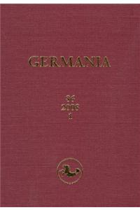 Germania. Anzeiger Der Romisch-Germanischen Kommission Des Deutschen Archaologischen Instituts / Germania