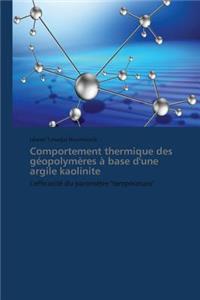 Comportement Thermique Des Géopolymères À Base d'Une Argile Kaolinite