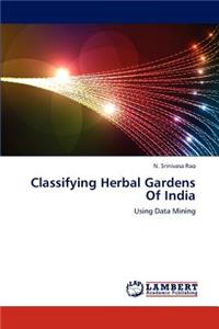 Classifying Herbal Gardens of India