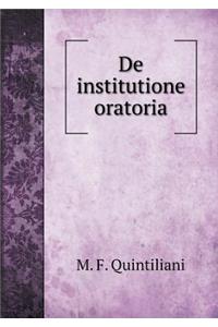 de Institutione Oratoria