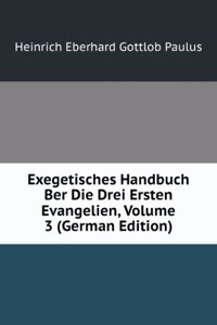 Exegetisches Handbuch Ber Die Drei Ersten Evangelien, Volume 3 (German Edition)