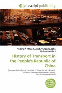 History of Transport in the People's Republic of China