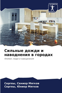 Сильные дожди и наводнения в городах