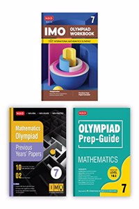 MTG International Mathematics Olympiad (IMO) Workbook, Prep-Guide & Previous Years Papers with Self Test Paper Class 7 - SOF Olympiad Books For 2023-24 Exam (Set of 3 Books)