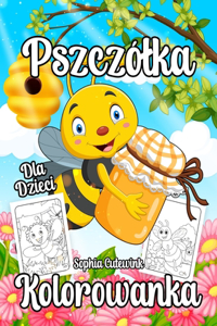 Pszczólka Kolorowanka Dla Dzieci