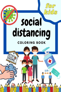 Social Distancing Coloring Book For Kids