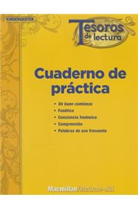 Tesoros de Lectura, a Spanish Reading/Language Arts Program, Grade K, Practice Book, Student Edition