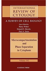 Microcompartmentation and Phase Separation in Cytoplasm