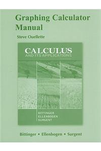 Graphing Calculator Manual for Calculus and Its Applications