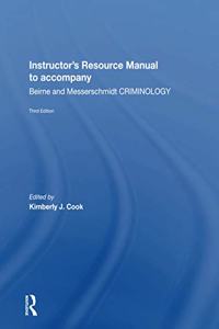 Instructor's Manual to Accompany Criminology