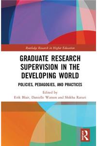 Graduate Research Supervision in the Developing World