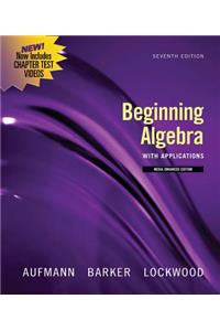Beginning Algebra with Applications, Multimedia Edition