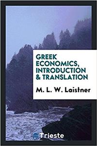 Greek economics, introduction & translation