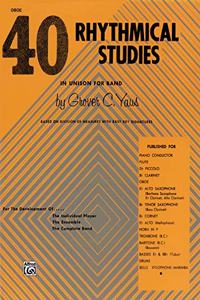 40 Rhythmical Studies for Oboe