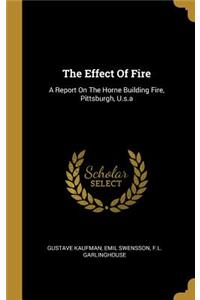 The Effect Of Fire