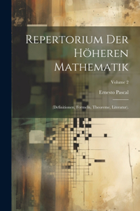 Repertorium Der Höheren Mathematik