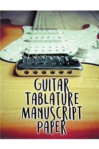 Guitar Tablature Manuscript Paper