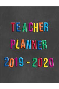 Teacher Planner 2019-2020: July to June Lesson Planning, Classroom Organizer, Time Management Record Book