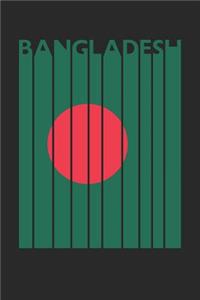 Vintage Bangladesh Notebook - Retro Bangladesh Planner - Bangladeshi Flag Diary - Bangladesh Travel Journal