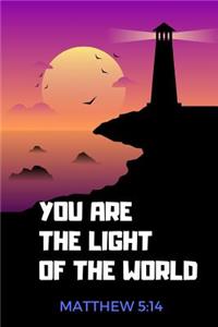 Matthew 5 14 Journal, You Are The Light Of The World