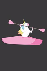 Einhorn Kajak fahren