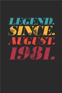 Legend Since August 1981