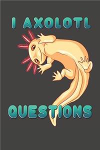 I Axolotl Questions