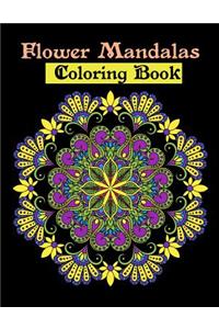 Flower Mandalas Coloring Book