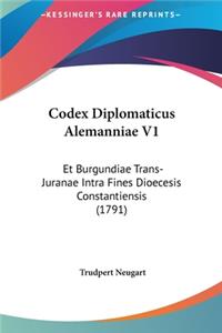 Codex Diplomaticus Alemanniae V1