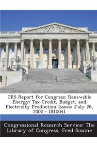 Crs Report for Congress