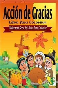 Accion de Gracias Libro Para Colorear