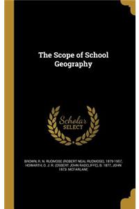 Scope of School Geography