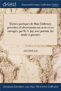 Oeuvres Poetiques de Mme Dufrenoy