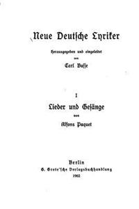 Lieder Und Gesänge