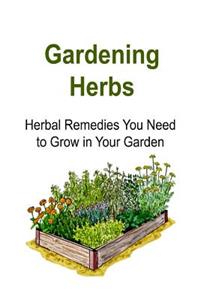 Gardening Herbs